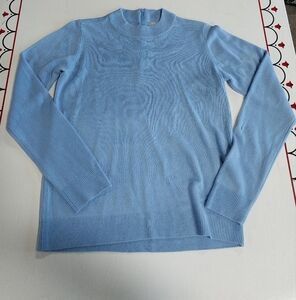 Carolyn Taylor Sky Blue Knit Top